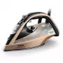 Tefal Ultimate Pure FV9852E0 Σίδερο Ατμοσίδερο Durilium AirGlide Autoclean Πλάκα σιδερώματος 3200 W Μαύρο, Χαλκό