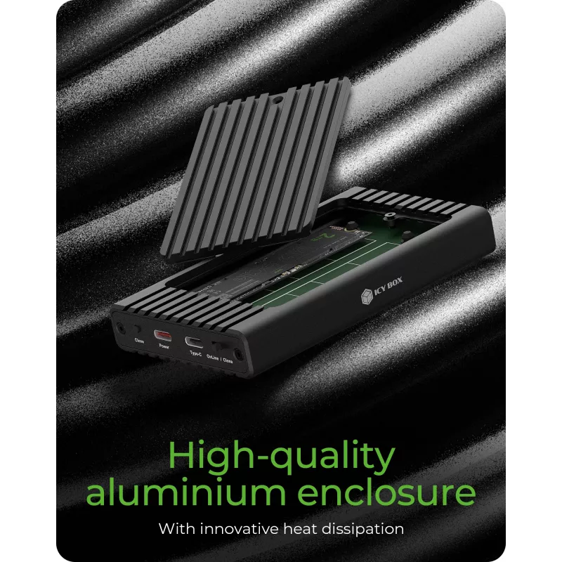 ICY BOX IB-2817MCL-C31 Θήκη SSD M.2 Μαύρο USB