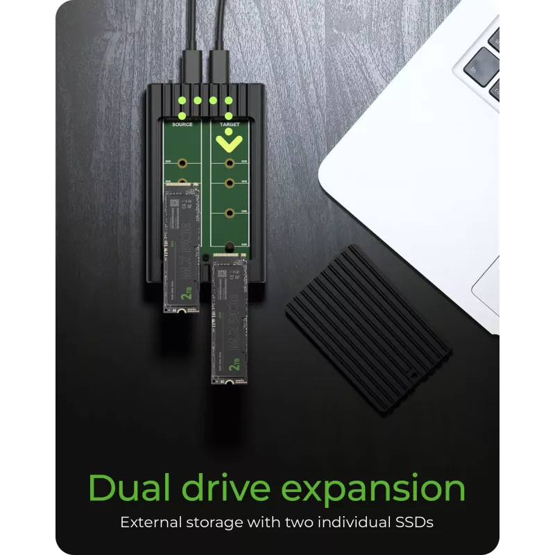 ICY BOX IB-2817MCL-C31 Θήκη SSD M.2 Μαύρο USB