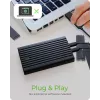 ICY BOX IB-2817MCL-C31 Θήκη SSD M.2 Μαύρο USB