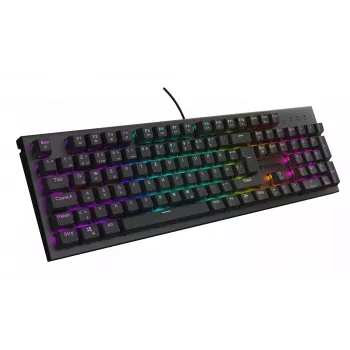 GENESIS Thor 303 Πληκτρολόγιο Gaming USB QWERTZ Γερμανικό Μαύρο Μηχανικό RGB