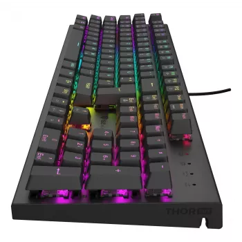 GENESIS Thor 303 Πληκτρολόγιο Gaming USB QWERTZ Γερμανικό Μαύρο Μηχανικό RGB