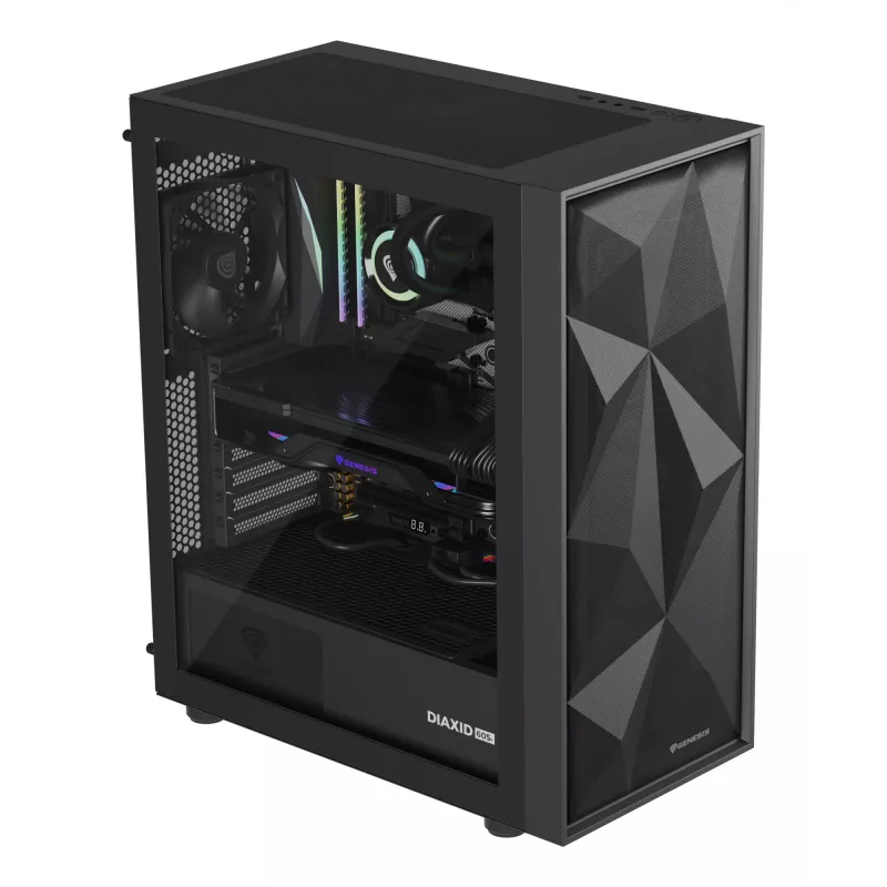 GENESIS Diaxid 605F Midi Tower Μαύρο