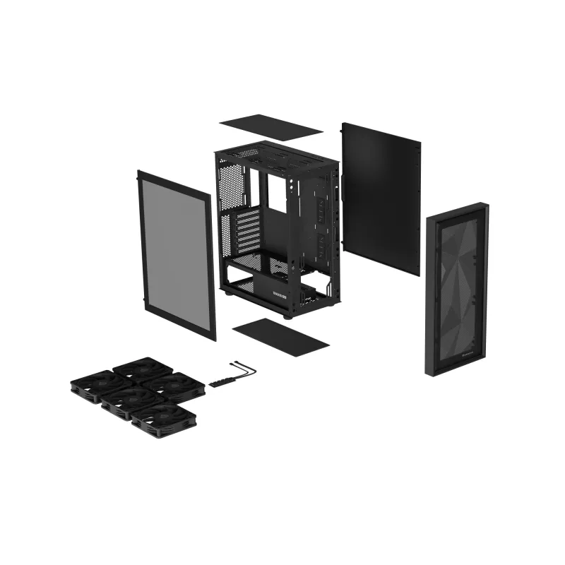 GENESIS Diaxid 605F Midi Tower Μαύρο
