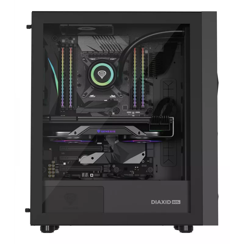 GENESIS Diaxid 605F Midi Tower Μαύρο