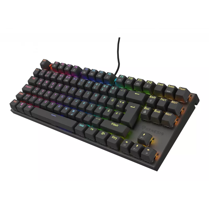 GENESIS Thor 303 TKL Πληκτρολόγιο Gaming USB QWERTZ Γερμανικό Μαύρο