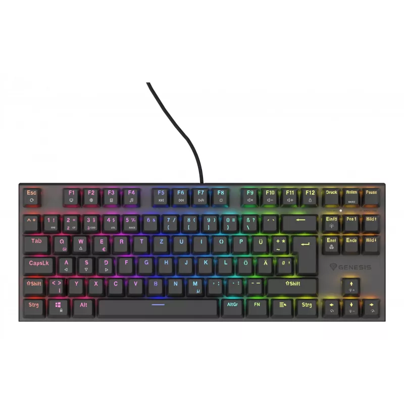 GENESIS Thor 303 TKL Πληκτρολόγιο Gaming USB QWERTZ Γερμανικό Μαύρο