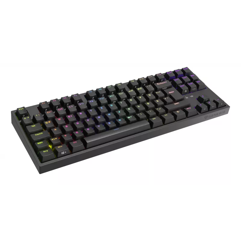 GENESIS Thor 404 TKL Πληκτρολόγιο Gaming USB QWERTZ Γερμανικό Μαύρο