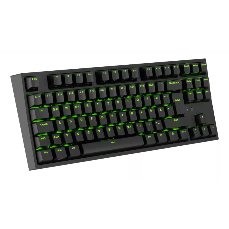 GENESIS Thor 404 TKL Πληκτρολόγιο Gaming USB QWERTZ Γερμανικό Μαύρο