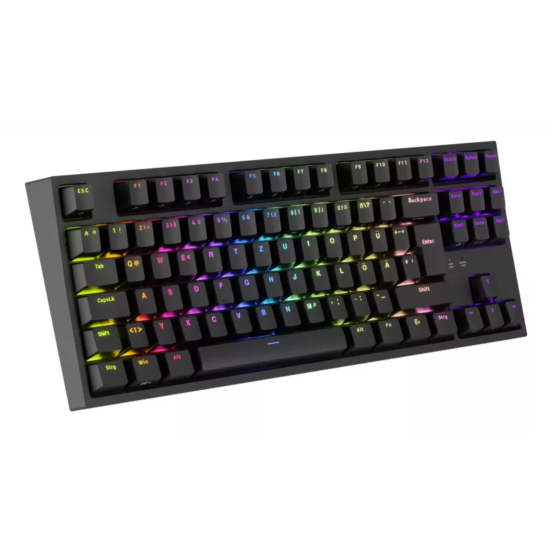 GENESIS Thor 404 TKL Πληκτρολόγιο Gaming USB QWERTZ Γερμανικό Μαύρο