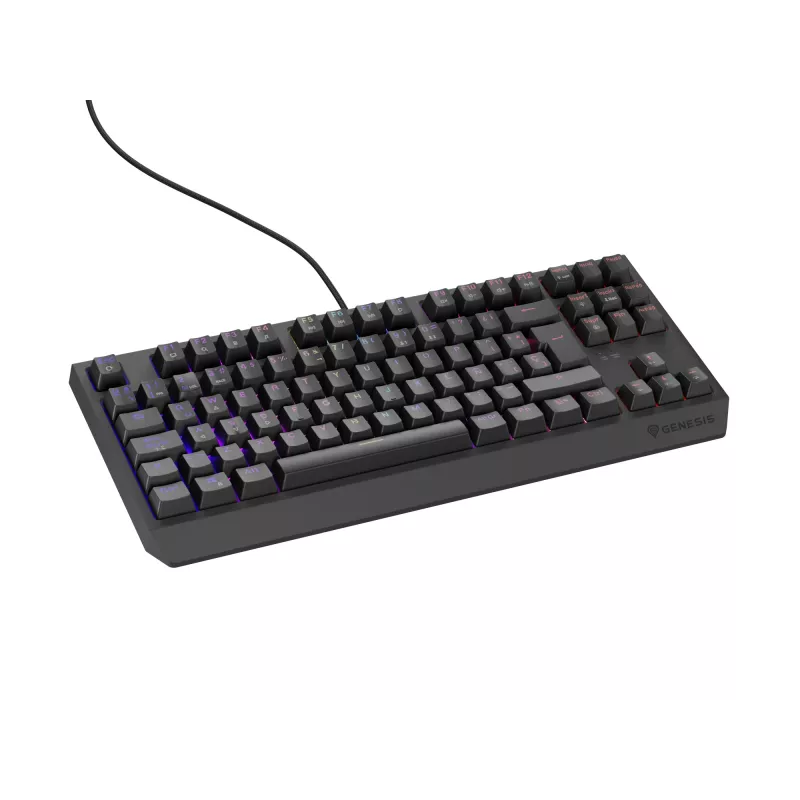 GENESIS Thor 230 TKL Πληκτρολόγιο Gaming USB QWERTY Ισπανικό Μαύρο