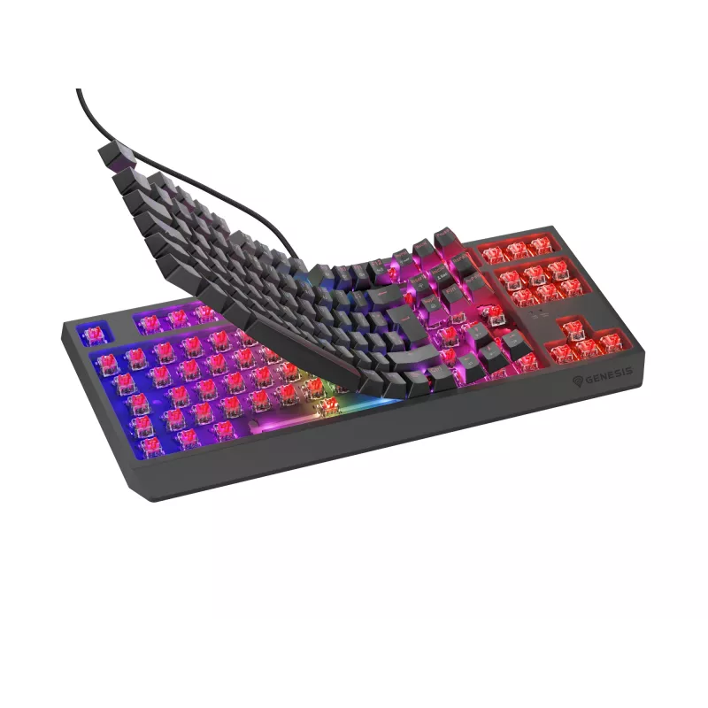 GENESIS Thor 230 TKL Πληκτρολόγιο Gaming USB QWERTY Ισπανικό Μαύρο