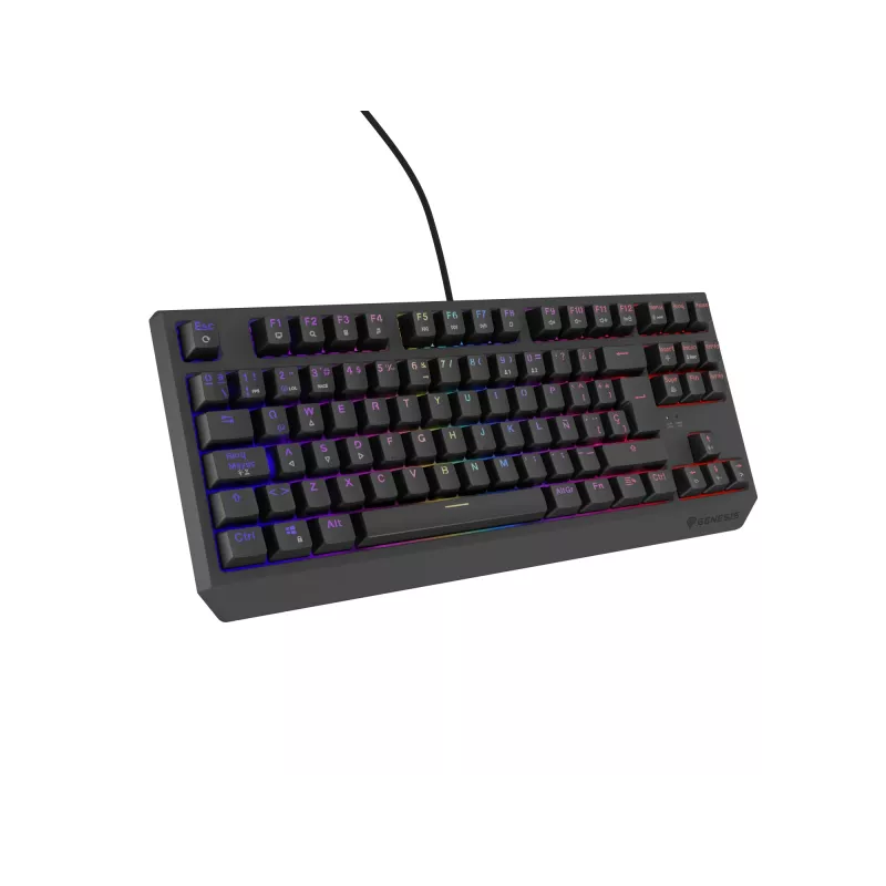 GENESIS Thor 230 TKL Πληκτρολόγιο Gaming USB QWERTY Ισπανικό Μαύρο