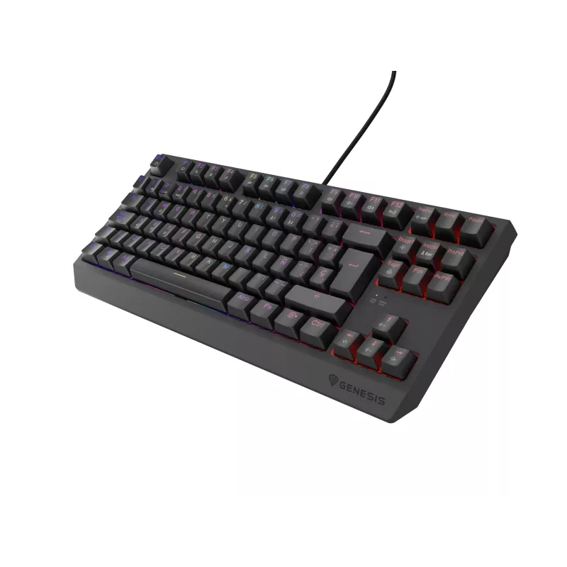 GENESIS Thor 230 TKL Πληκτρολόγιο Gaming USB QWERTY Ισπανικό Μαύρο