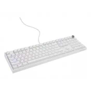 GENESIS NKG-2300 Πληκτρολόγιο Universal USB QWERTY Αγγλικό Λευκό
