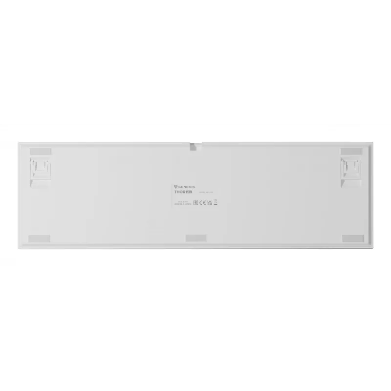 GENESIS NKG-2300 Πληκτρολόγιο Universal USB QWERTY Αγγλικό Λευκό