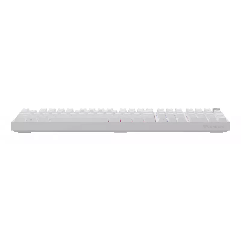 GENESIS NKG-2300 Πληκτρολόγιο Universal USB QWERTY Αγγλικό Λευκό