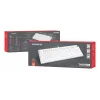 GENESIS NKG-2300 Πληκτρολόγιο Universal USB QWERTY Αγγλικό Λευκό