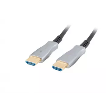 LANBERG καλώδιο HDMI - αρσενικό/αρσενικό v2.0 οπτικό καλώδιο 50m μαύρο Aoc