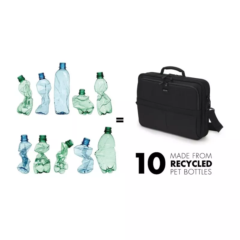 DICOTA Multi Plus Scale - Θήκη notebook για 14-15,6 ίντσες - Μαύρο / 600d Recycled Pet