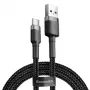 BASEUS Καλώδιο δεδομένων Cafule - USB Type-A σε Type-C - 2m - μαύρο