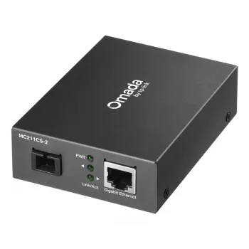 TP-Link Omada MC211CS-2 Μετατροπέας δικτύου 1000 Mbit/s 1310 nm Singlemode Μαύρο