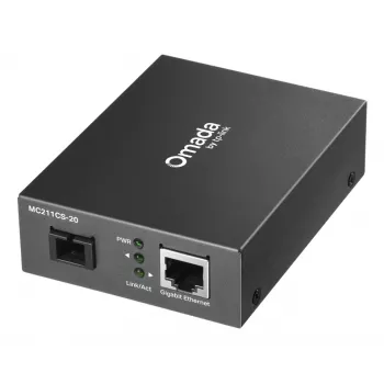 TP-Link Omada MC211CS-20 Μετατροπέας δικτύου 1000 Mbit/s 1310 nm Singlemode Μαύρο