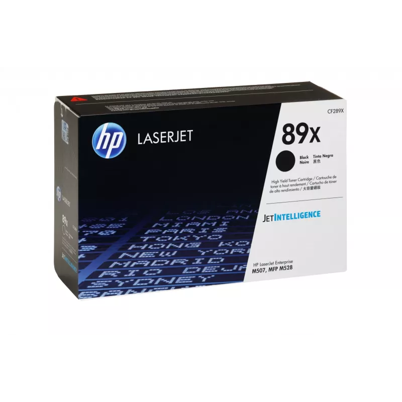 HP 89X High Yield μαύρο γνήσιο τόνερ LaserJet, 10000 σελίδες, μαύρο, 1 τεμ.