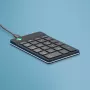 R-Go Tools Αριθμητικό πληκτρολόγιο R-Go Numpad Break, εργονομικό αριθμητικό πληκτρολόγιο με λογισμικό διαλειμμάτων, ενσύρματο, μαύρο