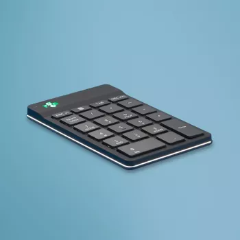 R-Go Tools Αριθμητικό πληκτρολόγιο R-Go Numpad Break, εργονομικό αριθμητικό πληκτρολόγιο με λογισμικό διαλειμμάτων, Bluetooth, μαύρο