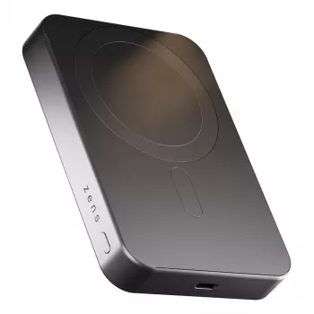 ZENS Powerbank λεπτό Qi2 Al 10000mAh Μαύρο