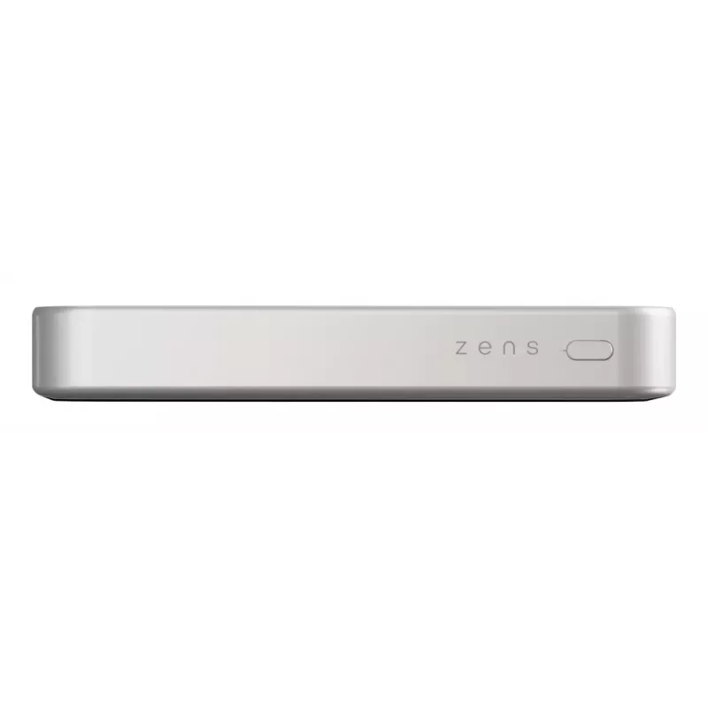 ZENS Powerbank λεπτό Qi2 Al 10000mah Λευκό