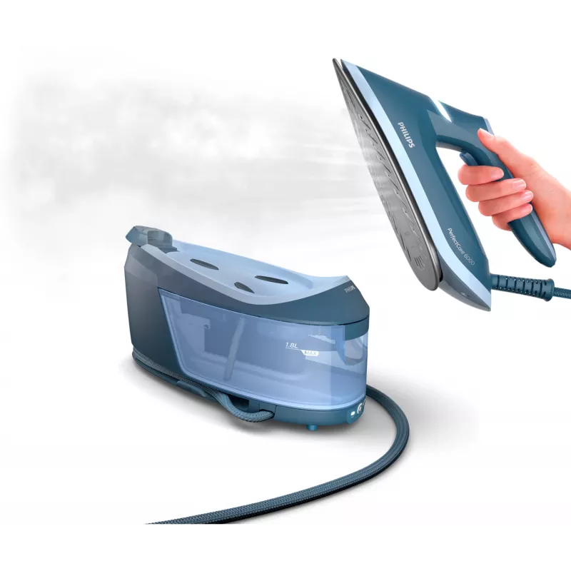 Philips Σειρά 6000 Σταθμός ατμού PSG6042/20 2400 W 1,8 L SteamGlide Advanced Μπλε