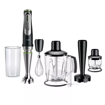 Braun MultiQuick 9 MQ9147X 0,6 L ραβδομπλέντερ 1200 W μαύρο, ανοξείδωτο ατσάλι
