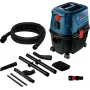 Bosch GAS 15 PS Professional κυλινδρική ηλεκτρική σκούπα, για στεγνή χρήση, 1100 W, 15 L, σακούλα σκόνης