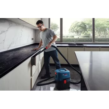 Bosch GAS 15 PS Professional κυλινδρική ηλεκτρική σκούπα, για στεγνή χρήση, 1100 W, 15 L, σακούλα σκόνης