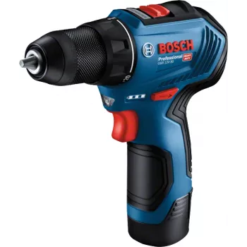 Bosch GSR 12V-30 επαναφορτιζόμενο κατσαβίδι, 2x 2,0 Ah, 30/17 Nm, χωρίς ψήκτρες, βαλίτσα