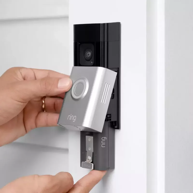 Battery Doorbell Plus Ring Μαύρο Νικέλιο