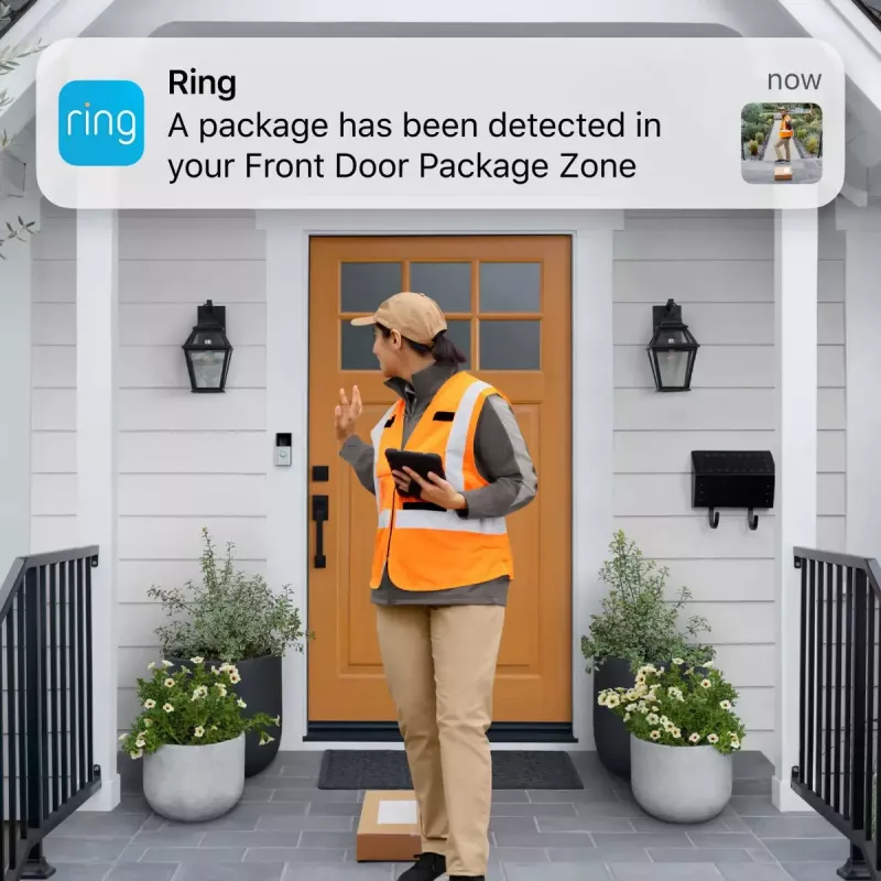Battery Doorbell Plus Ring Μαύρο Νικέλιο
