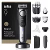 Braun BeardTrimmer 9 BT9560 Κουρευτική μηχανή μπαταρίας 52 2 cm Νωπό & Στεγνό Μαύρο, Ασημί