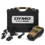 DYMO Rhino 6000+ Βιομηχανικός εκτυπωτής ετικετών | Εκτυπωτής ετικετών συνδεδεμένος με υπολογιστή με σκληρή θήκη | Περιλαμβάνει 1 κασέτα βινυλίου, 1 εύκαμπτη κασέτα νάιλον και επαναφορτιζόμενη μπαταρία ιόντων λιθίου