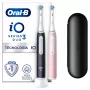 Oral-B iO3 Duo Ενήλικων Ηλεκτρική οδοντόβουρτσα δόνησης Μαύρο, Ροζ, Λευκό