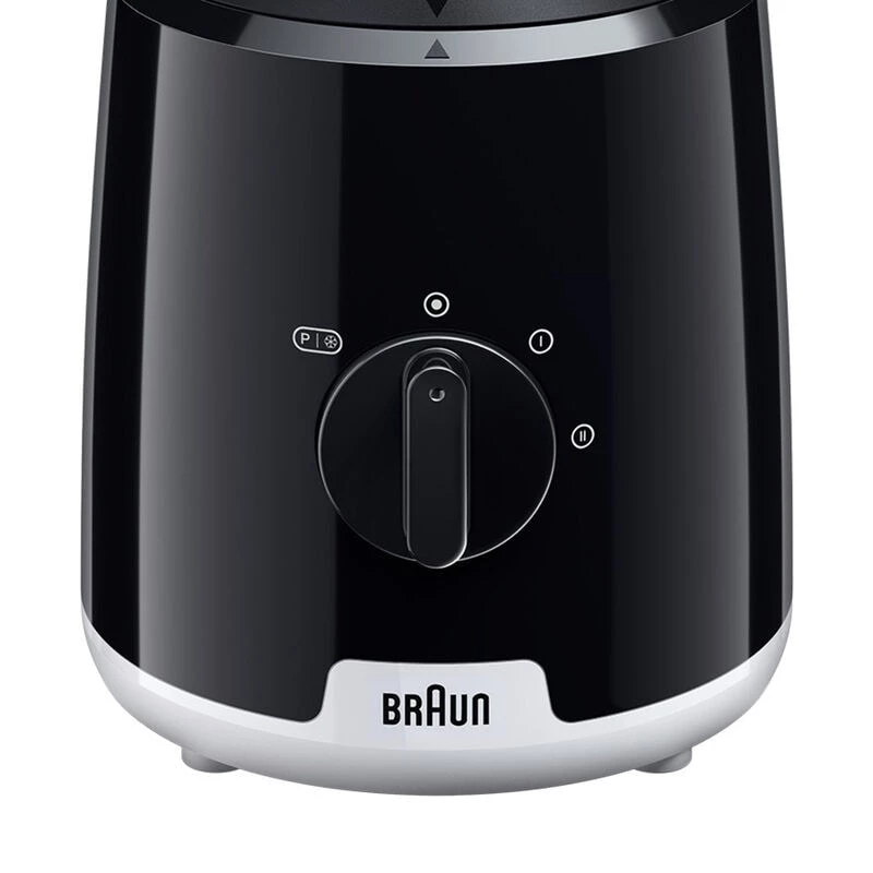 Braun JB1051BK PowerBlend 1 επιτραπέζιο μπλέντερ, 600 W, 1,25 l, γυάλινη κανάτα, μαύρο