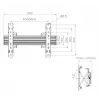 Equip 37 ιντσών-65 ιντσών Modular Push-In Pop-Out Βάση τοίχου TV