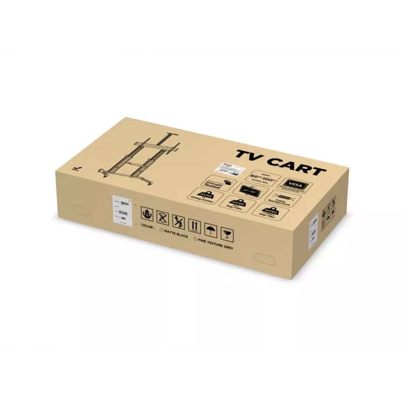 Equip 650605 60-100 ιντσών υπερμεγέθης τηλεσκοπική βάση δαπέδου για οθόνη LFD