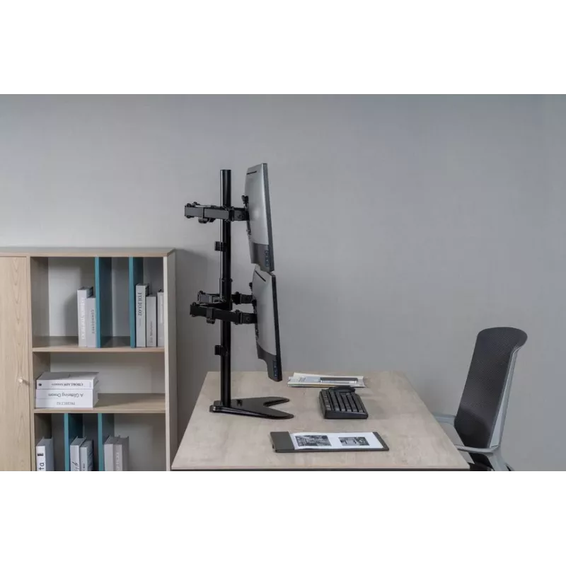 Equip 17 ιντσών-32 ιντσών ρυθμιζόμενη βάση γραφείου για τέσσερις οθόνες