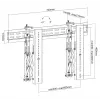 Equip Βάση επιτοίχιας στήριξης βίντεο 37 inch-70 inch Pop-Out