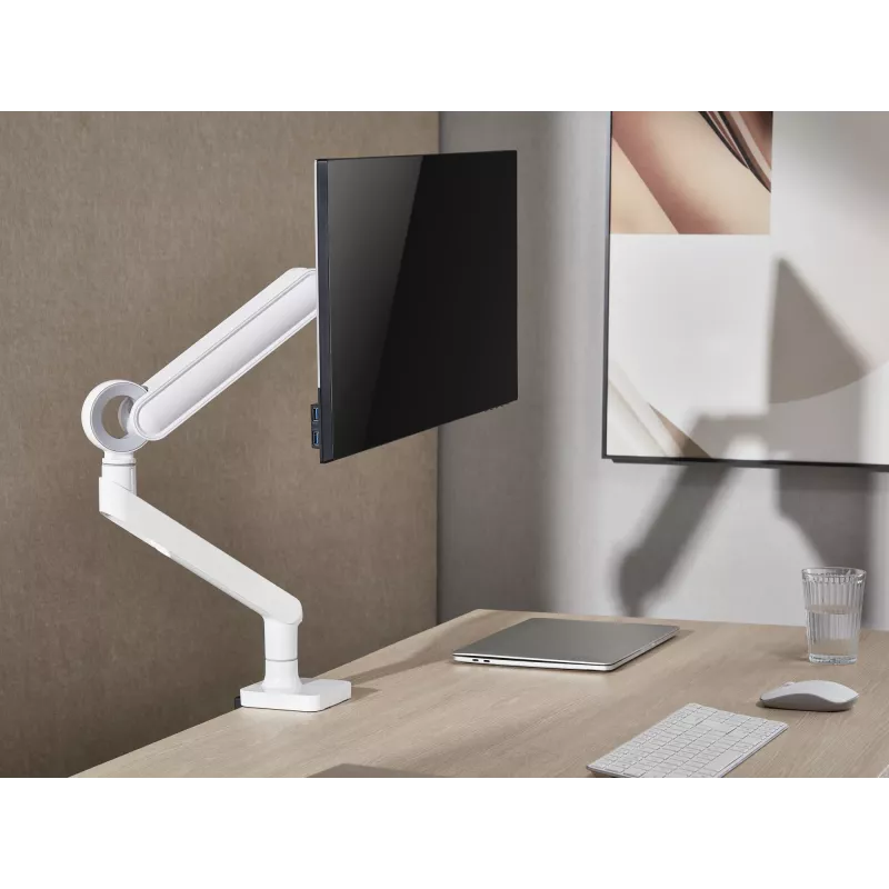 Equip Premium βάση στήριξης οθόνης γραφείου 17 inch-35 inch, λευκό