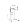 Equip Κινητό μηχανοκίνητο καρότσι LFD 55 inch-100 inch