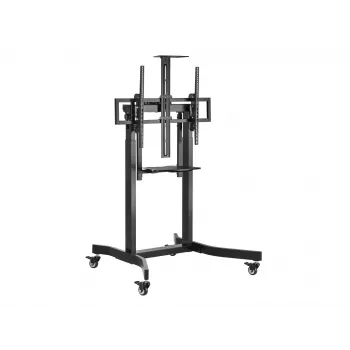 Equip Κινητό μηχανοκίνητο καρότσι LFD 55 inch-100 inch, 2,54 m (100 inch), 200 x 200 mm, 800 x 600 mm, -10 - 5°, αλουμίνιο, πλαστικό, ανοξείδωτο ατσάλι, μαύρο